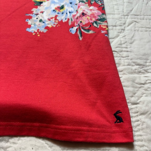 Floral Cotton Jersey Dress | A-Line Tea Dress · Joules - Picture 7 of 14